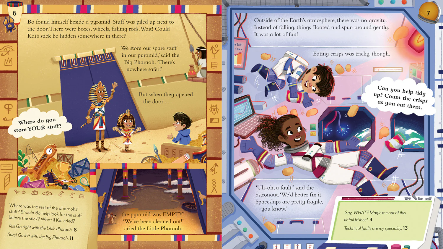 Pick a Story - Pick a Story: A Wizard Astronaut Pyramid Adventure - Image 2