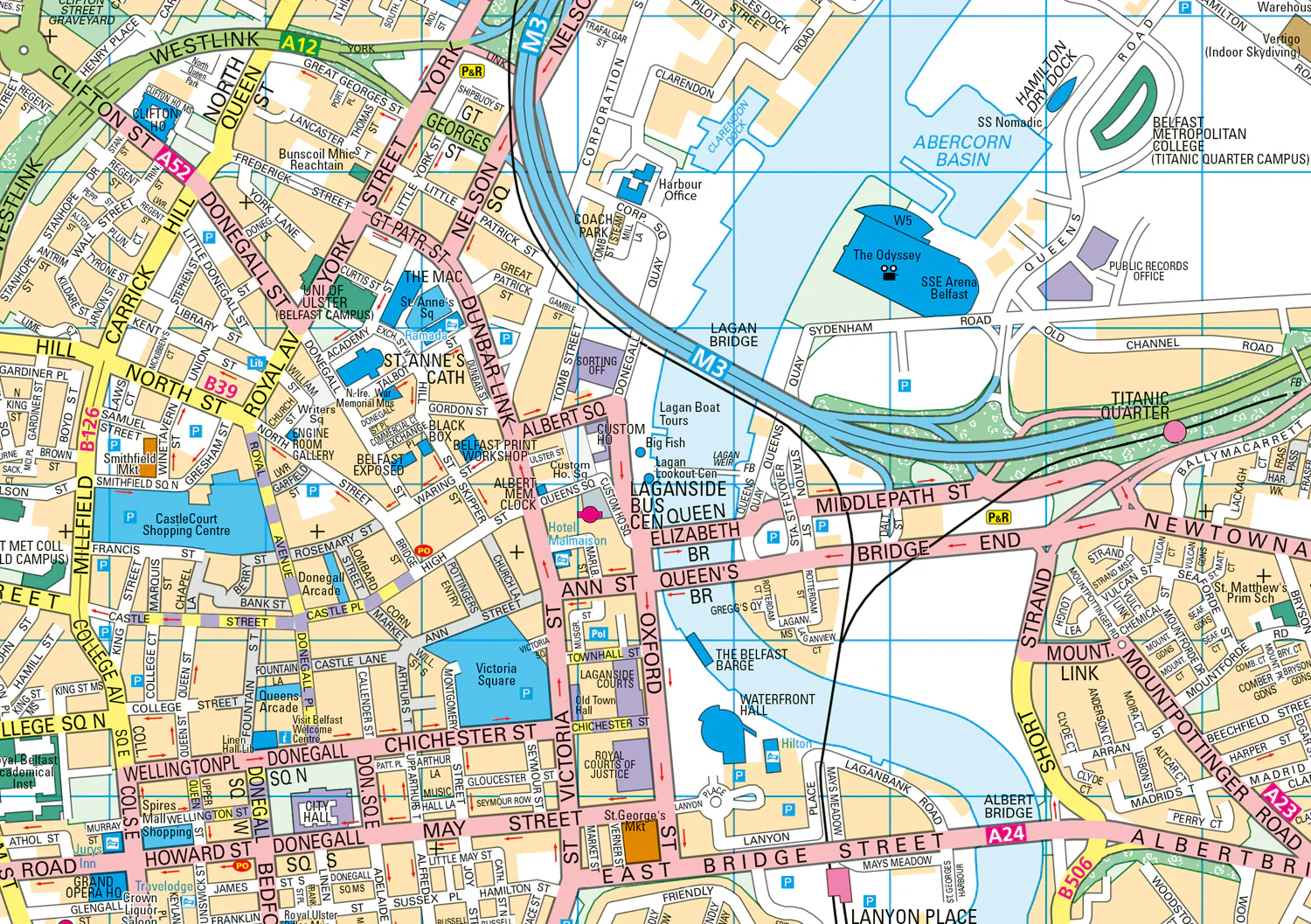 Belfast Pocket Map: The perfect way to explore Belfast - Image 3