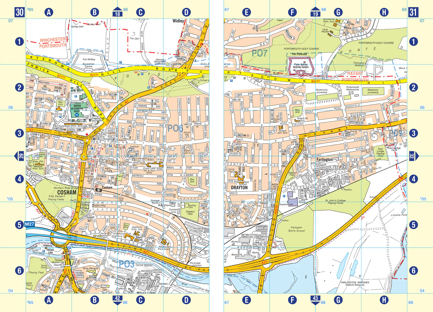 Portsmouth A-Z Street Atlas: Accurate street map for easy navigation (Tenth edition) - Image 4