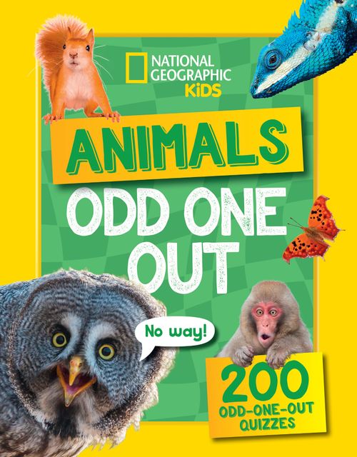 National Geographic Kids - Animals Odd One Out: A fun-filled game book with 200 quizzes
