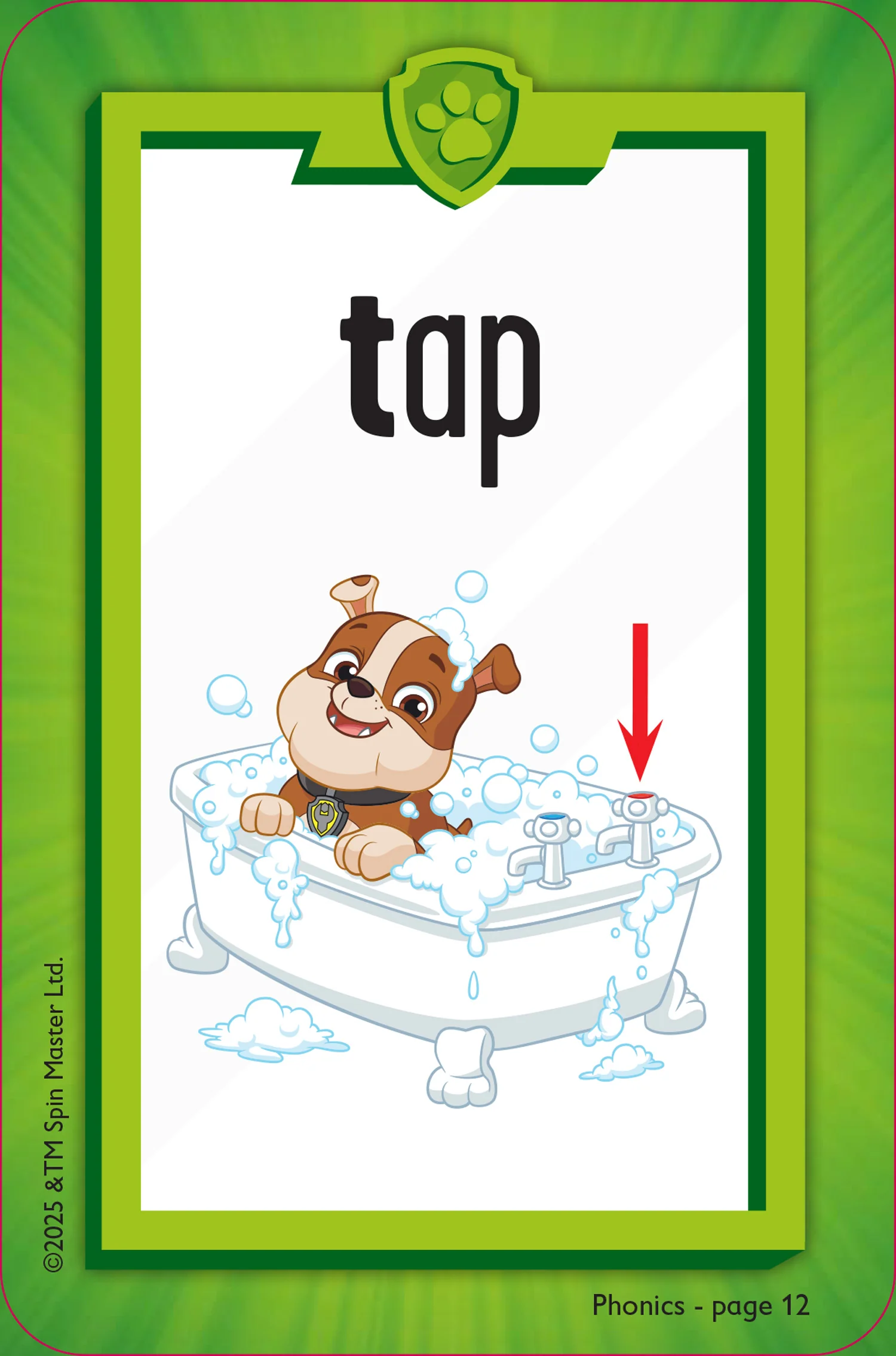 Paw Patrol - PAW Patrol Phonics Flashcards: Have fun learning to read with the PAW Patrol pups - Image 3