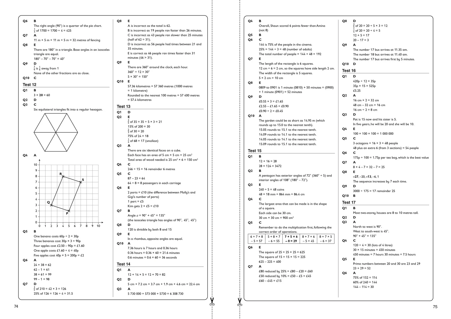 Collins 11+ Practice - 11+ Maths Quick Practice Tests Age 10-11 (Year 6) Book 3: For the 2026 GL Assessment Tests - Image 4