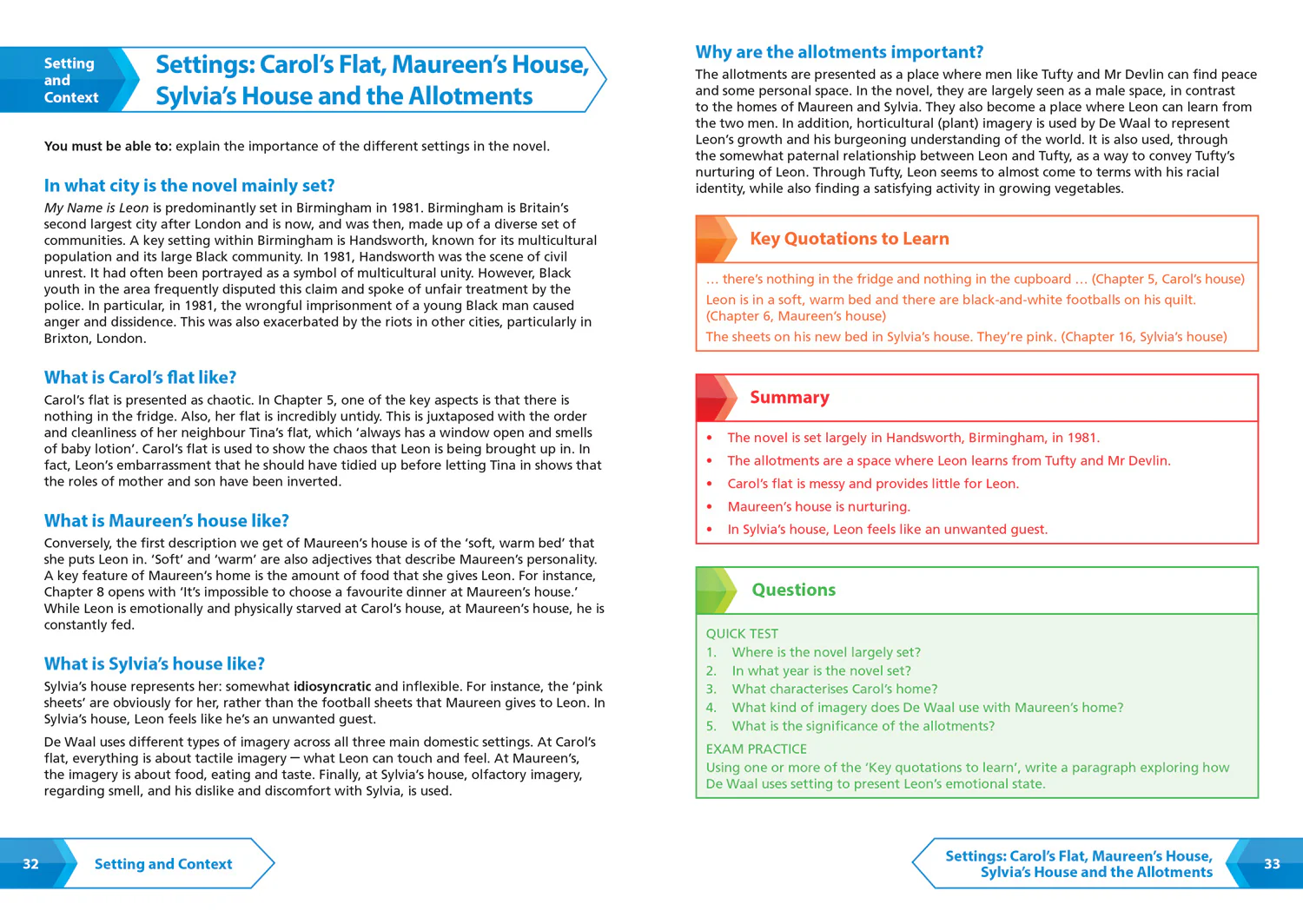 Collins GCSE Grade 9-1 SNAP Revision - My Name is Leon AQA GCSE 9-1 English Literature Text Guide: Ideal for the 2026 and 2027 exams - Image 4