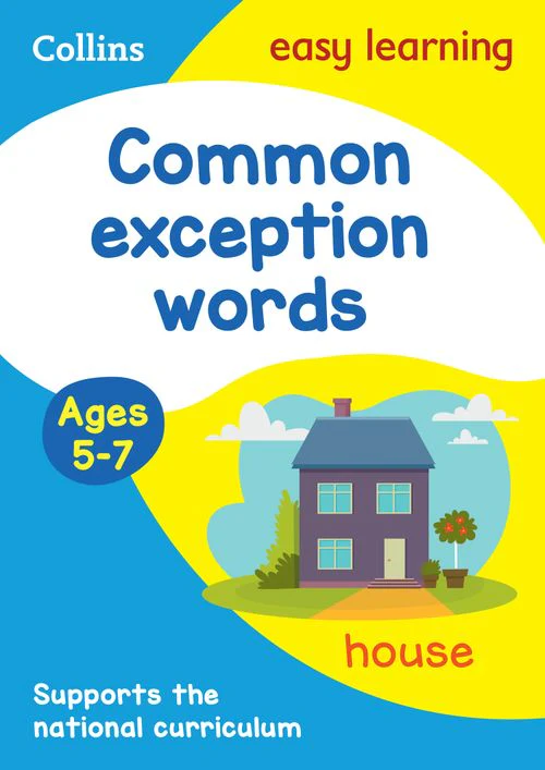Easy Learning - Common exception words Activity book Ages 5-7
