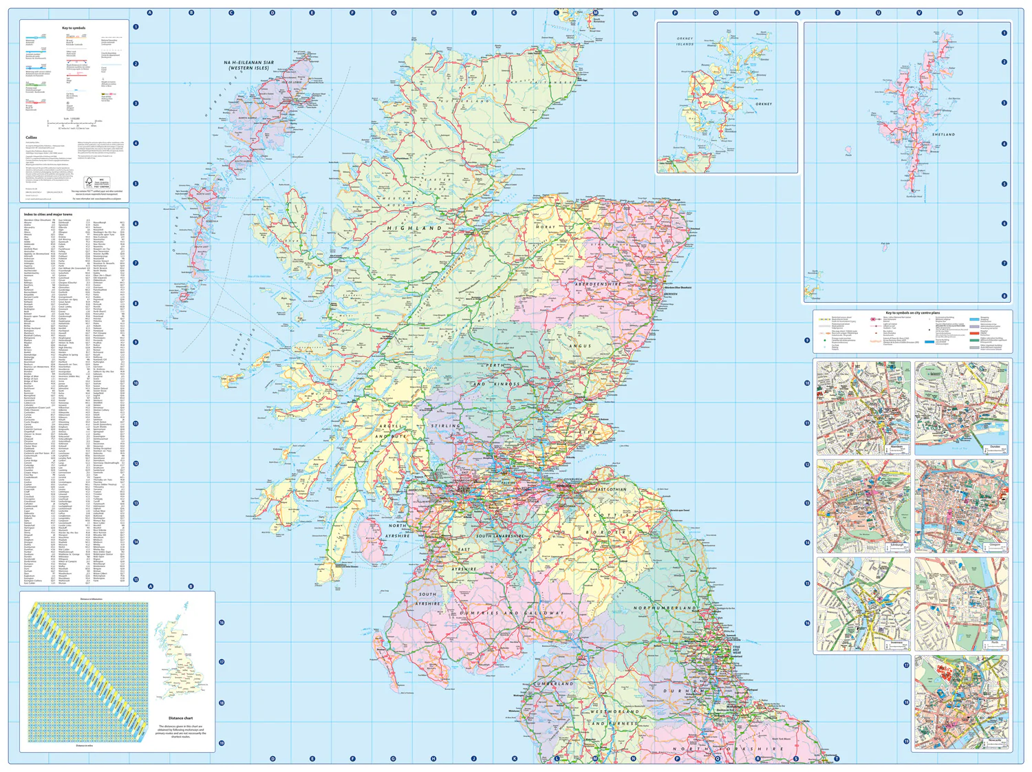 Collins Road Atlas - 2027 Collins Road Map of Britain: Folded map - Image 2