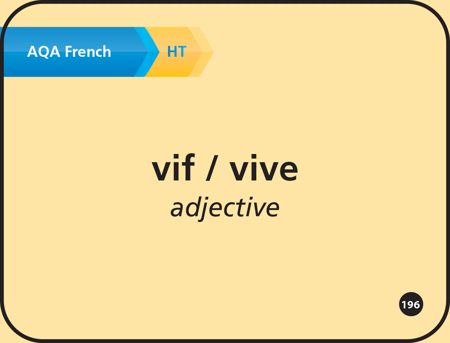Collins GCSE Grade 9-1 Revision - AQA GCSE 9-1 French Vocabulary Revision Cards: Ideal for the 2026 and 2027 exams (Second edition) - Image 7